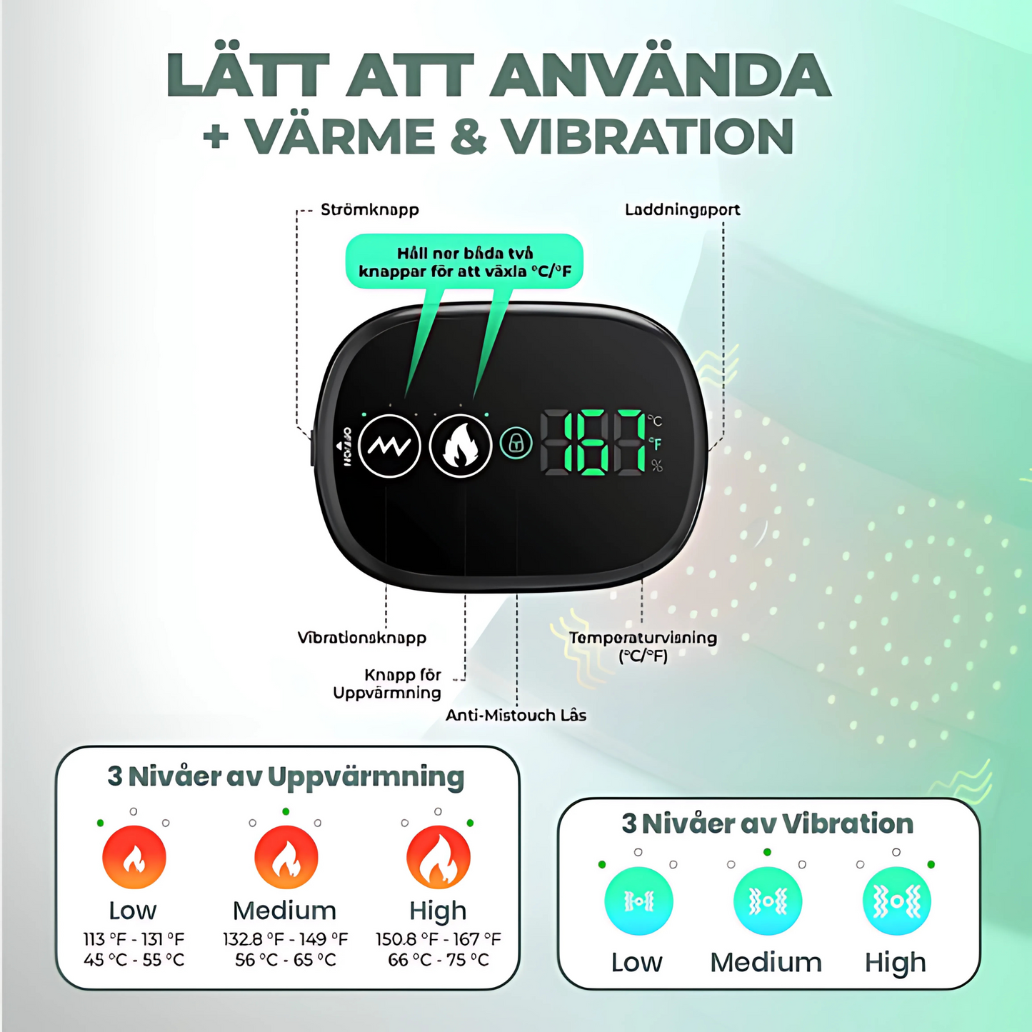 Värmebältet™ För ryggen