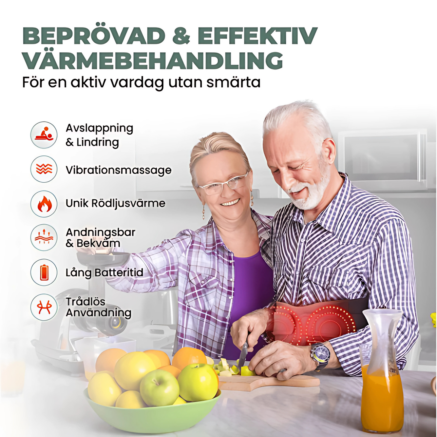 Värmebältet™ För ryggen
