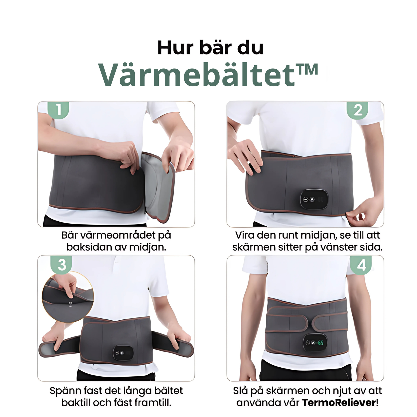 Värmebältet™ För ryggen